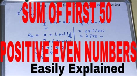 Find the sum of the first 50 even positive integers. .
